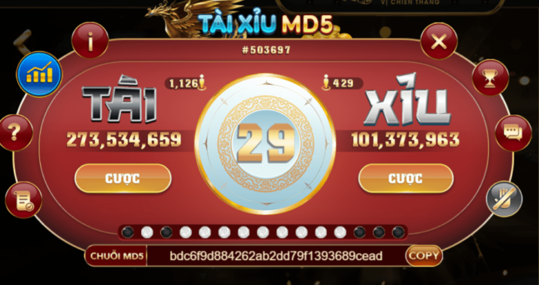 tài xỉu md5